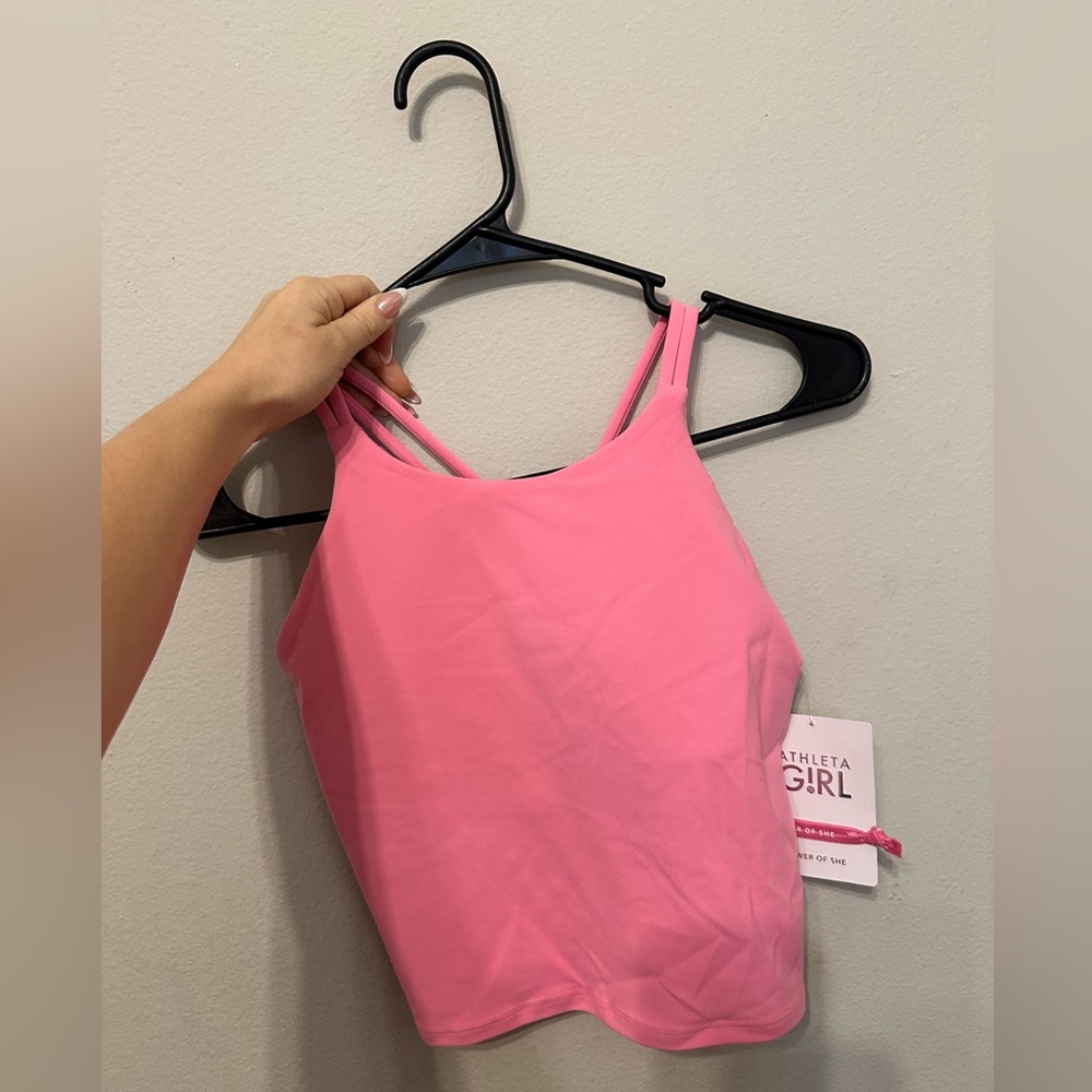 Athleta Girl Long Distance Strappy Built in Bra Tank
Brand New with Tags XL/14